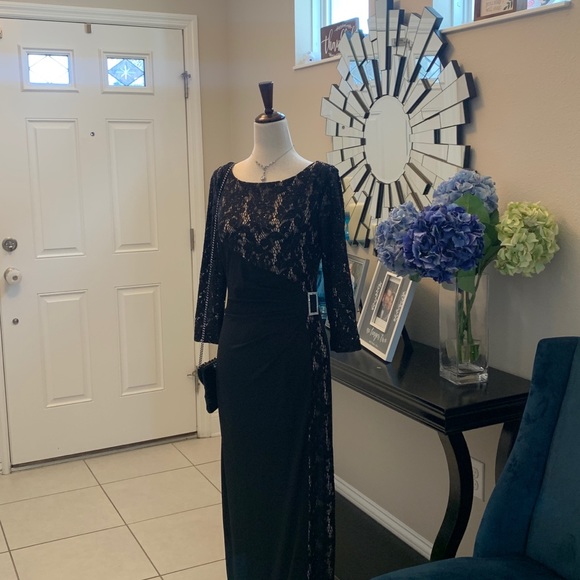 NWOT TAHARI Formal gown sequin maxi dress. Mother of the bride dress. - Picture 6 of 17